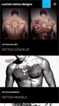 Mobile Screenshot of customtattoodesign.net